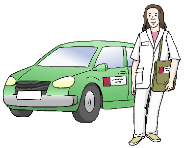sds Frau mit Auto